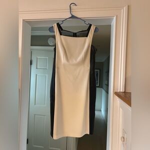 Black and white Julia Jordan sleeveless dress